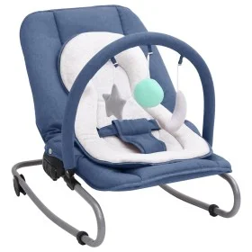 Navy Blue Steel Baby Rocking Hammock by vidaXL, Rocking chairs and baby chairs - Ref: Foro24-10256, Price: 109,55 €, Discount: %