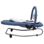 Hamaca mecedora para bebés de acero azul marino de vidaXL, Mecedoras y sillas para bebés - Ref: Foro24-10256, Precio: 109,55 ...