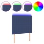 Cabecero con luces LED tela azul 80x5x118/128 cm de , Cabeceros y pies de cama - Ref: Foro24-3122642, Precio: 66,82 €, Descue...