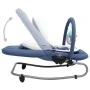 Hamaca mecedora para bebés de acero azul marino de vidaXL, Mecedoras y sillas para bebés - Ref: Foro24-10256, Precio: 109,55 ...