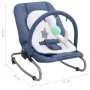 Hamaca mecedora para bebés de acero azul marino de vidaXL, Mecedoras y sillas para bebés - Ref: Foro24-10256, Precio: 109,55 ...