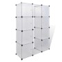 vidaXl Armario modular con 9 compartimentos blanco 37x115x150 cm de vidaXL, Armarios roperos - Ref: Foro24-240498, Precio: 61...