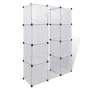 vidaXl Armario modular con 9 compartimentos blanco 37x115x150 cm de vidaXL, Armarios roperos - Ref: Foro24-240498, Precio: 56...