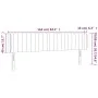Kopfteil aus cremefarbenem Stoff mit LED 163x16x78/88 cm von , Kopf- und Fußteile - Ref: Foro24-3123485, Preis: 72,66 €, Raba...