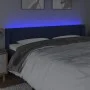 Cabecero con LED de tela azul 203x16x78/88 cm de , Cabeceros y pies de cama - Ref: Foro24-3123502, Precio: 75,01 €, Descuento: %