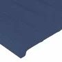 Cabecero con LED de tela azul 203x16x78/88 cm de , Cabeceros y pies de cama - Ref: Foro24-3123502, Precio: 75,01 €, Descuento: %
