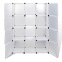 vidaXl Armario modular con 9 compartimentos blanco 37x115x150 cm de vidaXL, Armarios roperos - Ref: Foro24-240498, Precio: 61...