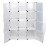 vidaXl Armario modular con 9 compartimentos blanco 37x115x150 cm de vidaXL, Armarios roperos - Ref: Foro24-240498, Precio: 56...