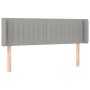 Cabecero con LED de tela gris claro 147x16x78/88 cm de , Cabeceros y pies de cama - Ref: Foro24-3123472, Precio: 78,26 €, Des...