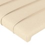 Cabecero con LED de tela color crema 163x16x118/128 cm de , Cabeceros y pies de cama - Ref: Foro24-3124199, Precio: 141,45 €,...
