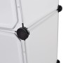 vidaXl Armario modular con 9 compartimentos blanco 37x115x150 cm de vidaXL, Armarios roperos - Ref: Foro24-240498, Precio: 61...