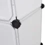 vidaXl Armario modular con 9 compartimentos blanco 37x115x150 cm de vidaXL, Armarios roperos - Ref: Foro24-240498, Precio: 56...