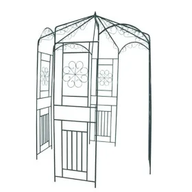Arco de jardín 250 cm verde oscuro de vidaXL, Pérgolas, arcos y enrejados de jardín - Ref: Foro24-40269, Precio: 127,03 €, De...