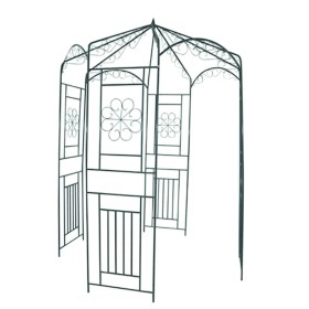 Arco de jardín 250 cm verde oscuro de vidaXL, Pérgolas, arcos y enrejados de jardín - Ref: Foro24-40269, Precio: 132,64 €, De...