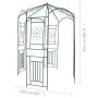 Arco de jardín 250 cm verde oscuro de vidaXL, Pérgolas, arcos y enrejados de jardín - Ref: Foro24-40269, Precio: 127,03 €, De...