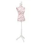 Maniquí de busto de mujer algodón blanco con rosas de vidaXL, Galanes de noche - Ref: Foro24-30030, Precio: 86,65 €, Descuent...