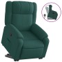 Sillón reclinable elevable tela verde oscuro en Sillones | Comprar online en Foru.es