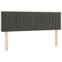 Cama box spring con colchón terciopelo gris oscuro 140x190 cm de , Camas y somieres - Ref: Foro24-3127608, Precio: 440,08 €, ...