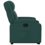 Sillón reclinable elevable tela verde oscuro en Sillones | Comprar online en Foru.es