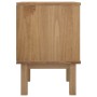 Mesita de noche OTTA madera de pino marrón y blanco 45x39x57 cm de vidaXL, Mesitas de noche - Ref: Foro24-348578, Precio: 64,...