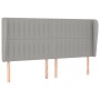 Cama box spring con colchón tela gris claro 160x200 cm de , Camas y somieres - Ref: Foro24-3128133, Precio: 578,23 €, Descuen...