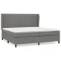 Boxspringbett mit dunkelgrauer Stoffmatratze 200x200 cm von , Betten und Lattenroste - Ref: Foro24-3128150, Preis: 654,96 €, ...