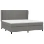 Boxspringbett mit dunkelgrauer Stoffmatratze 200x200 cm von , Betten und Lattenroste - Ref: Foro24-3128150, Preis: 654,96 €, ...