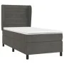 Box spring bed with dark gray velvet mattress 80x200 cm by , Beds and slatted bases - Ref: Foro24-3129238, Price: 326,35 €, D...
