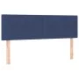 Box spring bed with blue fabric mattress 140x200 cm by , Beds and slatted bases - Ref: Foro24-3129879, Price: 436,69 €, Disco...