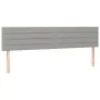 Kopfteile 2 Einheiten aus hellgrauem Stoff 80x5x78/88 cm von , Kopf- und Fußteile - Ref: Foro24-346158, Preis: 61,71 €, Rabat...
