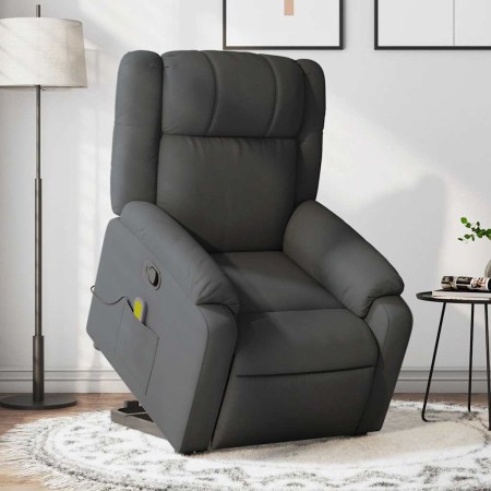 Silla de masaje reclinable de pie de tela gris oscuro en Sillones | Comprar online en Foru.es
