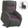 Silla de masaje reclinable de pie de tela gris oscuro en Sillones | Comprar online en Foru.es