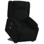 Sillón reclinable de masaje elevable tela negro en Sillones | Comprar online en Foru.es