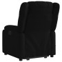 Sillón reclinable de masaje elevable tela negro en Sillones | Comprar online en Foru.es