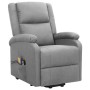 Sillón de masaje elevable tela gris claro de vidaXL, Sillones de masaje eléctricos - Ref: Foro24-329709, Precio: 386,98 €, De...