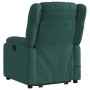 Silla de masaje reclinable de pie de tela verde oscura en Sillones | Comprar online en Foru.es