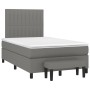 Cama box spring con colchón tela gris oscuro 120x200 cm de , Camas y somieres - Ref: Foro24-3136742, Precio: 447,88 €, Descue...
