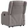 Sillón reclinable de masaje elevable tela gris taupé en Sillones | Comprar online en Foru.es