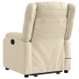 Silla de masaje reclinable de pie de tela color crema en Sillones | Comprar online en Foru.es