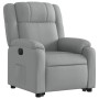 Sillón eléctrico reclinable elevable de tela gris claro en Sillones | Comprar online en Foru.es