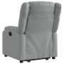 Sillón eléctrico reclinable elevable de tela gris claro en Sillones | Comprar online en Foru.es
