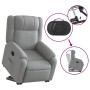 Sillón eléctrico reclinable elevable de tela gris claro en Sillones | Comprar online en Foru.es
