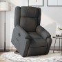 Sillón eléctrico reclinable elevable de tela gris oscuro en Sillones | Comprar online en Foru.es