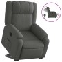 Sillón eléctrico reclinable elevable de tela gris oscuro en Sillones | Comprar online en Foru.es