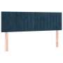 Cama box spring con colchón terciopelo azul oscuro 140x190 cm de , Camas y somieres - Ref: Foro24-3141423, Precio: 417,90 €, ...