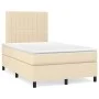 Boxspringbett mit cremefarbener Stoffmatratze 120x200 cm von , Betten und Lattenroste - Ref: Foro24-3141926, Preis: 421,12 €,...