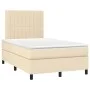 Boxspringbett mit cremefarbener Stoffmatratze 120x200 cm von , Betten und Lattenroste - Ref: Foro24-3141926, Preis: 421,12 €,...