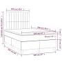 Boxspringbett mit cremefarbener Stoffmatratze 120x200 cm von , Betten und Lattenroste - Ref: Foro24-3141926, Preis: 421,12 €,...