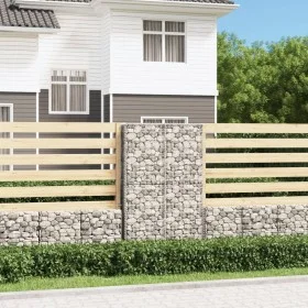 Galvanized wire gabion wall basket 150x100x30cm by vidaXL, fence panels - Ref: Foro24-141042, Price: 66,19 €, Discount: %