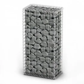 Basket for gabion wall made of galvanized wire 100x50x30 cm by vidaXL, fence panels - Ref: Foro24-141039, Price: 43,54 €, Dis...